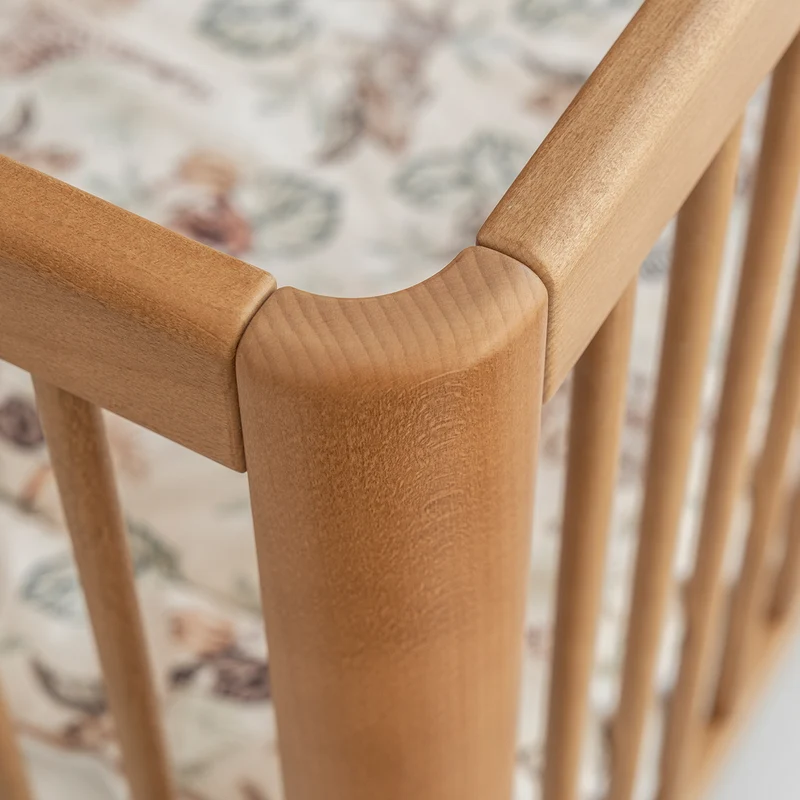 Babybett Kokon 60 x 120 cm, Buchenholz