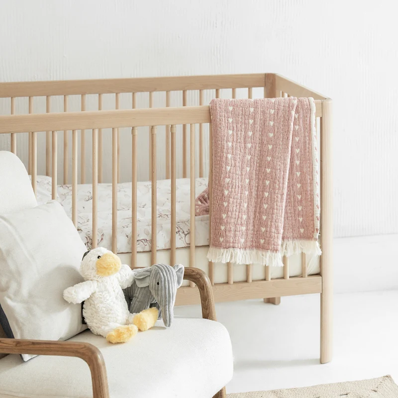 Babybett Kokon 60 x 120 cm, Buchenholz