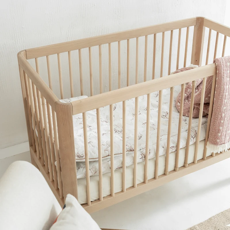 Babybett Kokon 60 x 120 cm, Buchenholz