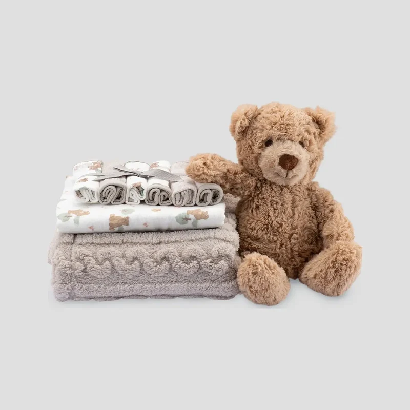 Little Linen Boxed Gift Set - Willow Bear