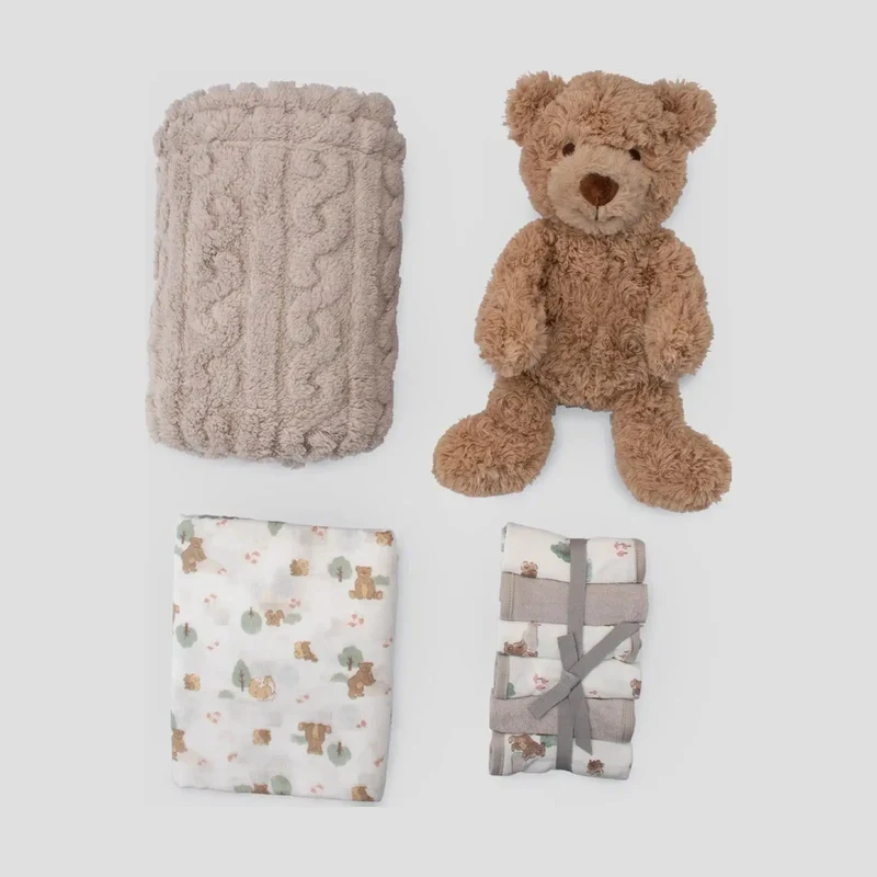 Little Linen Boxed Gift Set - Willow Bear