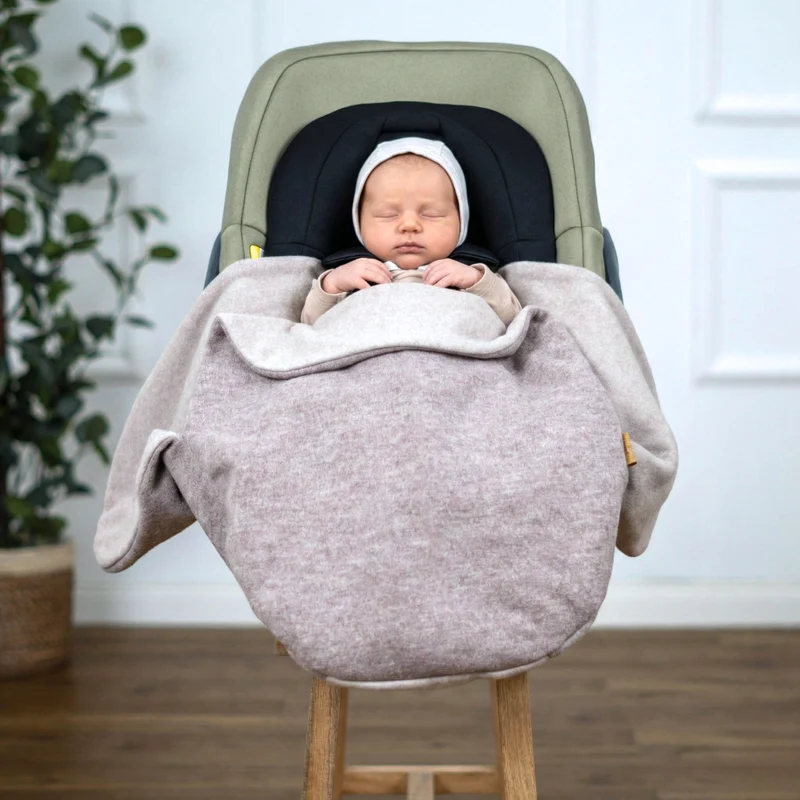 Einschlagdecke "Wollwalk cream"
