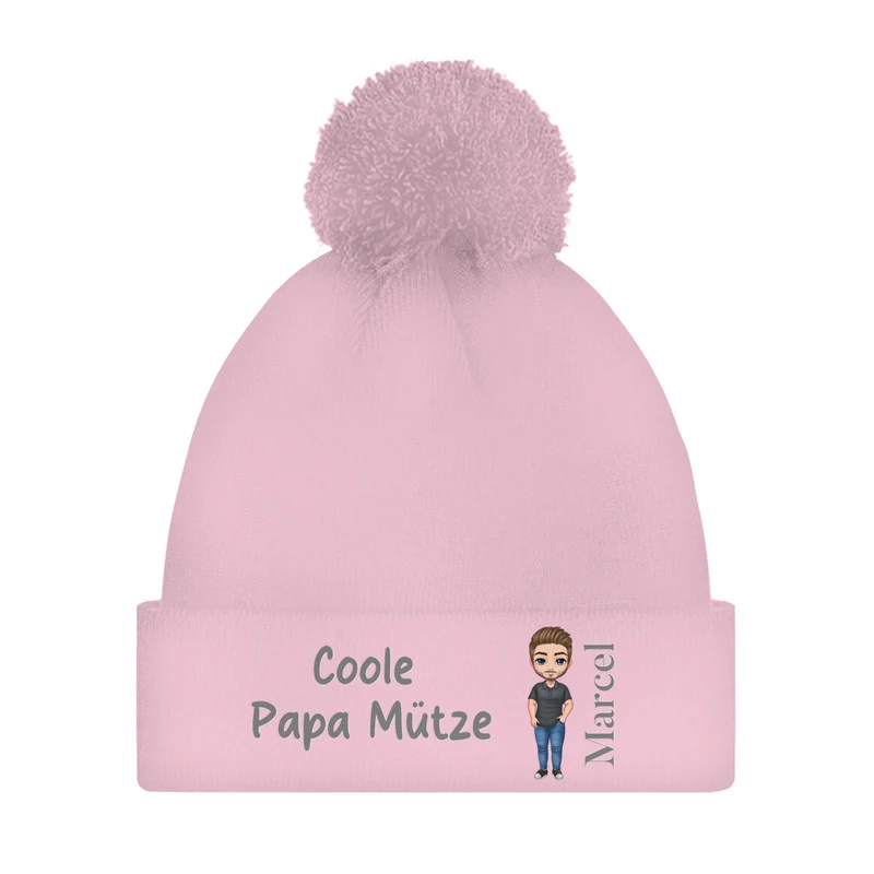 Coole Dad Mütze - individuelle Bommelmütze