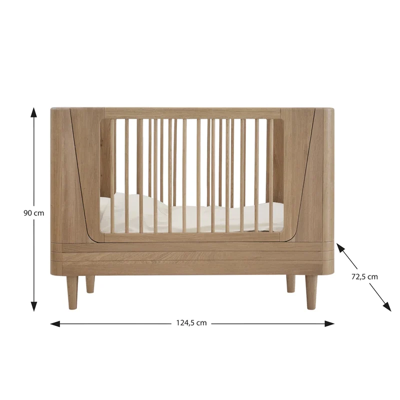 Nature 2.0 eiken kinderkamer (0-7 jaar)