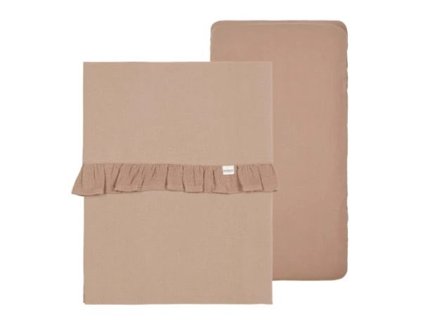 Set met platte en hoeslakens - Ruffle Faro