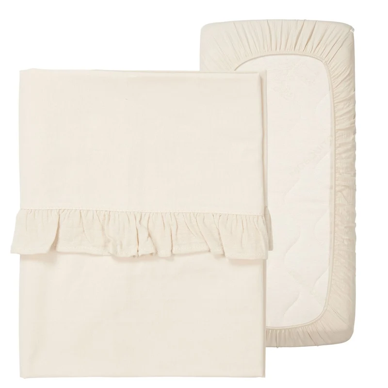 Set met platte en hoeslakens - Ruffle Faro