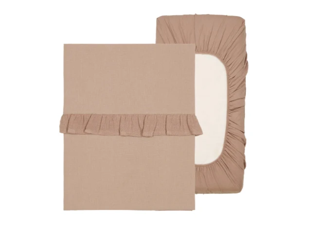 Set met platte en hoeslakens - Ruffle Faro