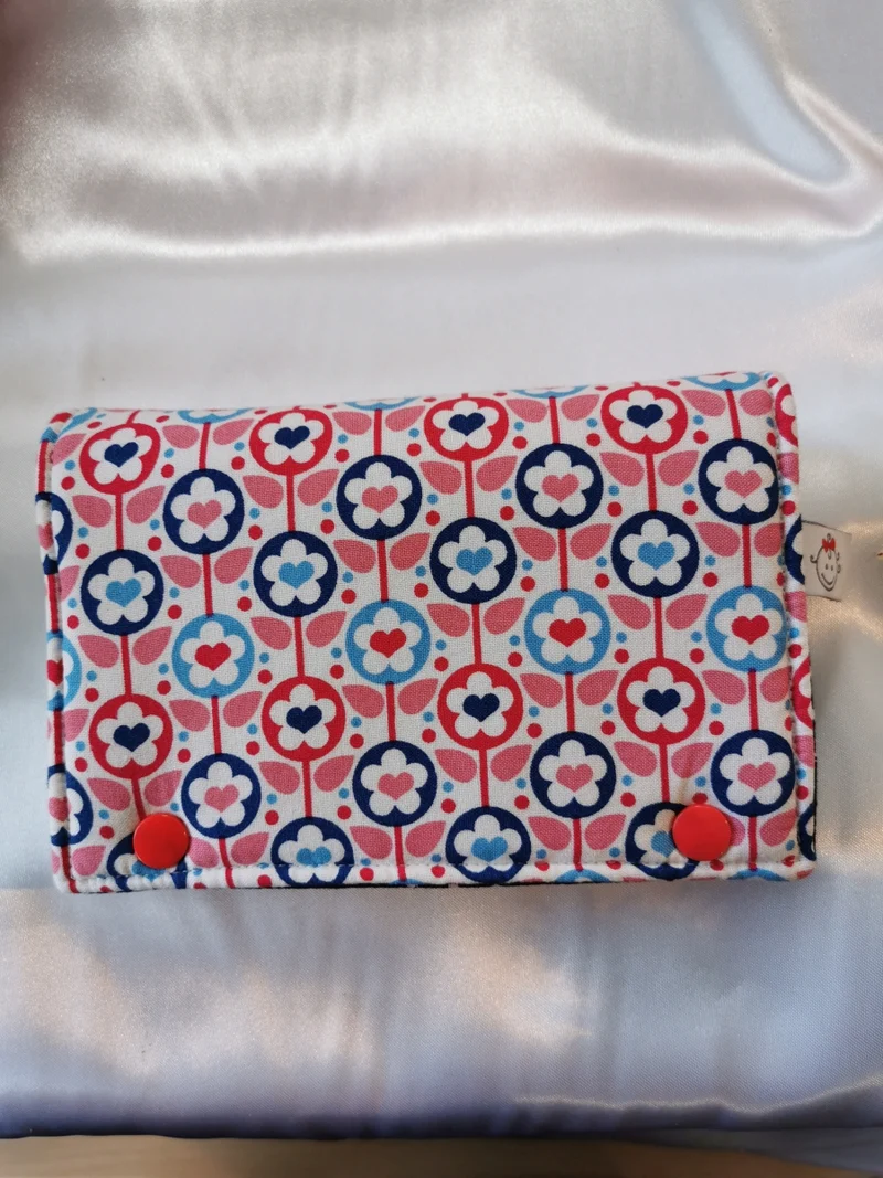 Geldbörse midi mit Knöpfe Blumenmuster SOFORT VERFÜGBAR von Atelier MiaMia