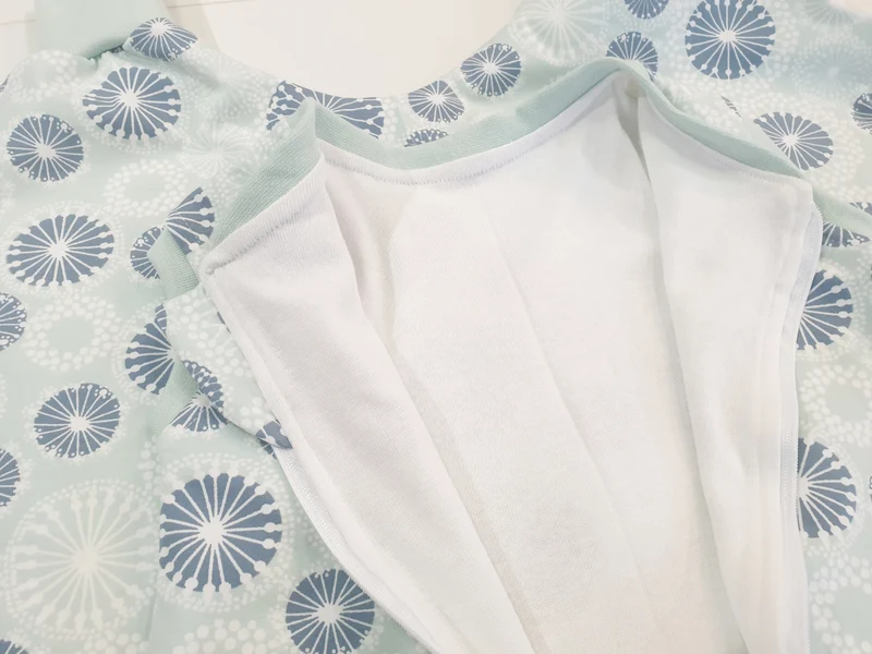 Mutzelpumper Schlafsack gefüttert mit Füßen, Gr. 50-104 Jersey von Atelier MiaMia
