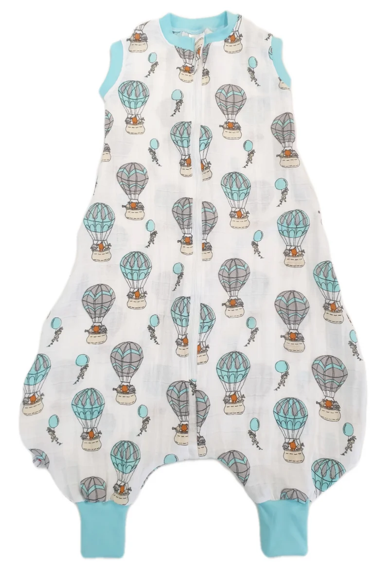 Mutzelpumper Schlafsack mit Füßen, Gr. 50-104 Luftballons von Atelier MiaMia