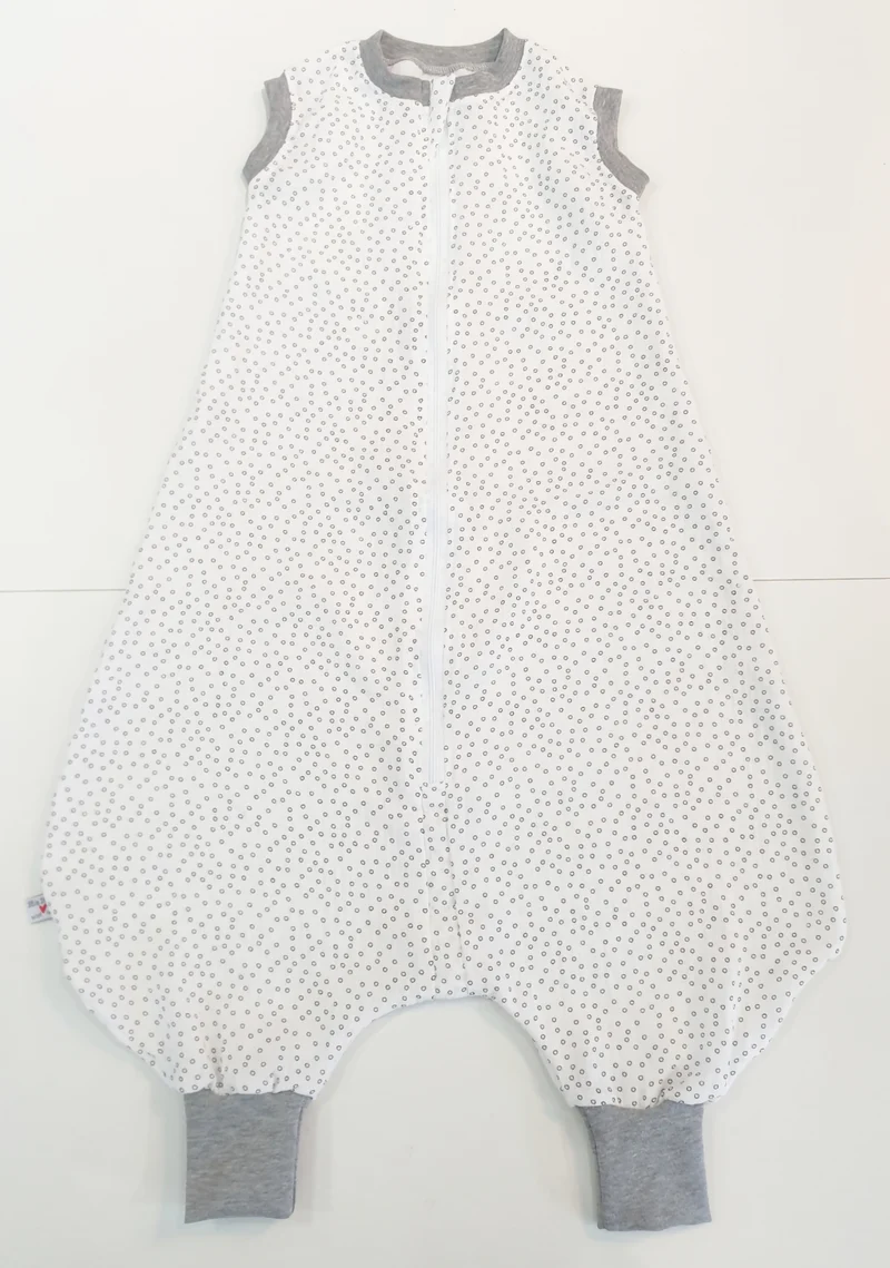 Mutzelpumper Schlafsack mit Füßen, Gr. 50-104 Kringel von Atelier MiaMia