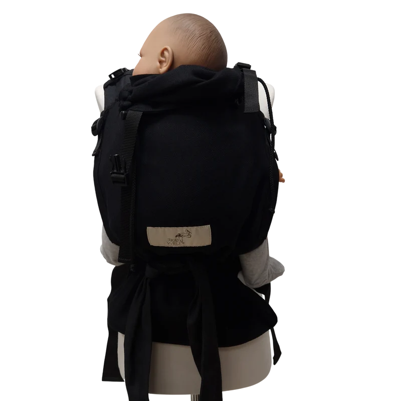 Storchenwiege Babycarrier Schwarz