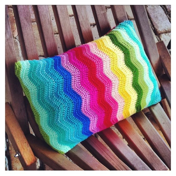 Ripple Pillow Slip - Rainbow