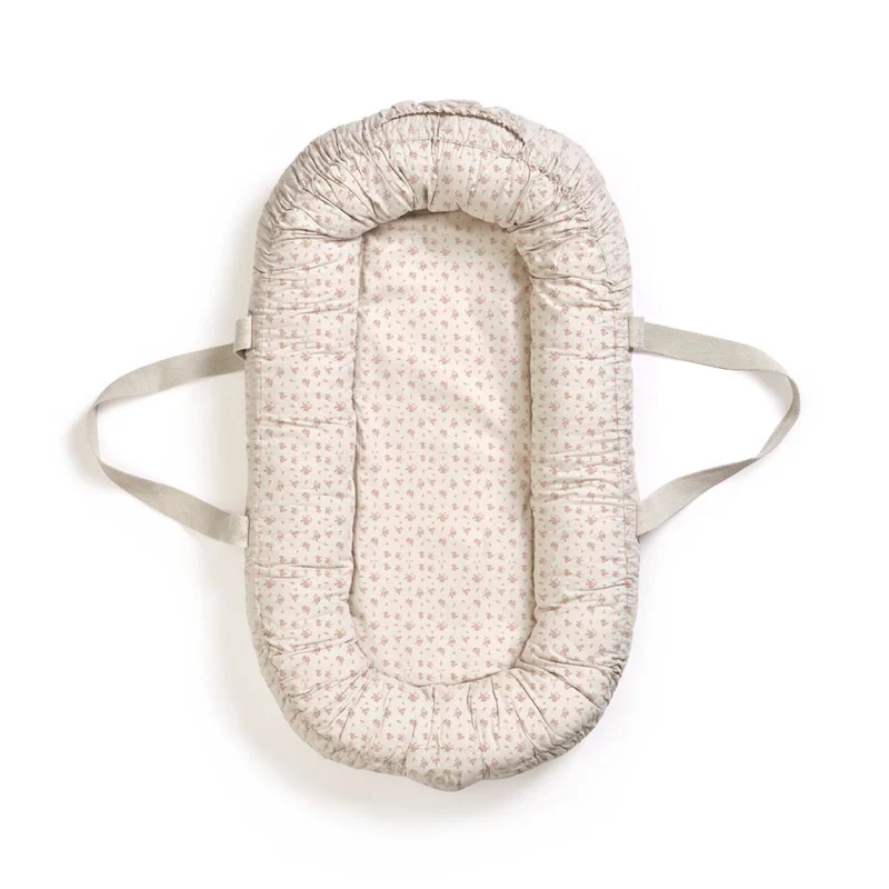 Babynest aus Baumwolle mit Griffen, waschbar