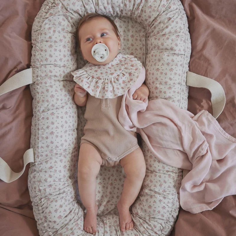 Babynest aus Baumwolle mit Griffen, waschbar