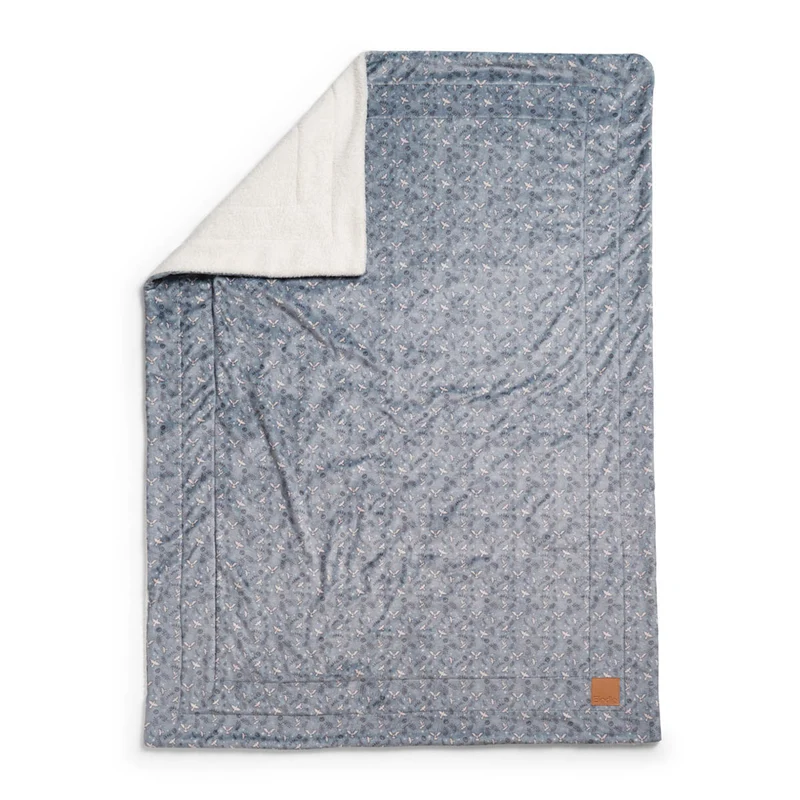 Kuscheldecke aus recyceltem Polyester 75 x 100 cm, doppellagig