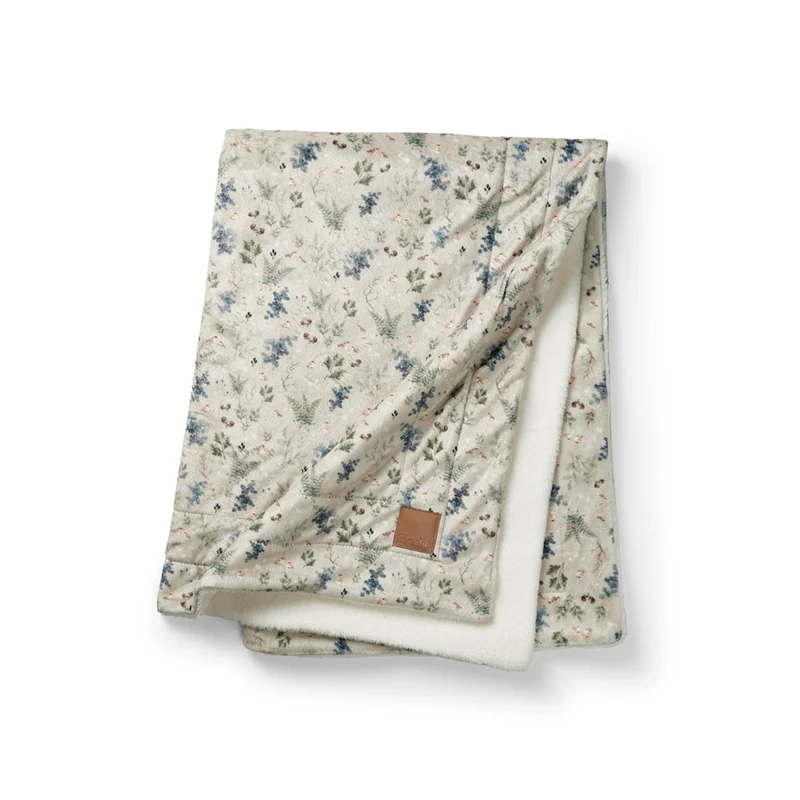 Kuscheldecke aus recyceltem Polyester 75 x 100 cm, doppellagig