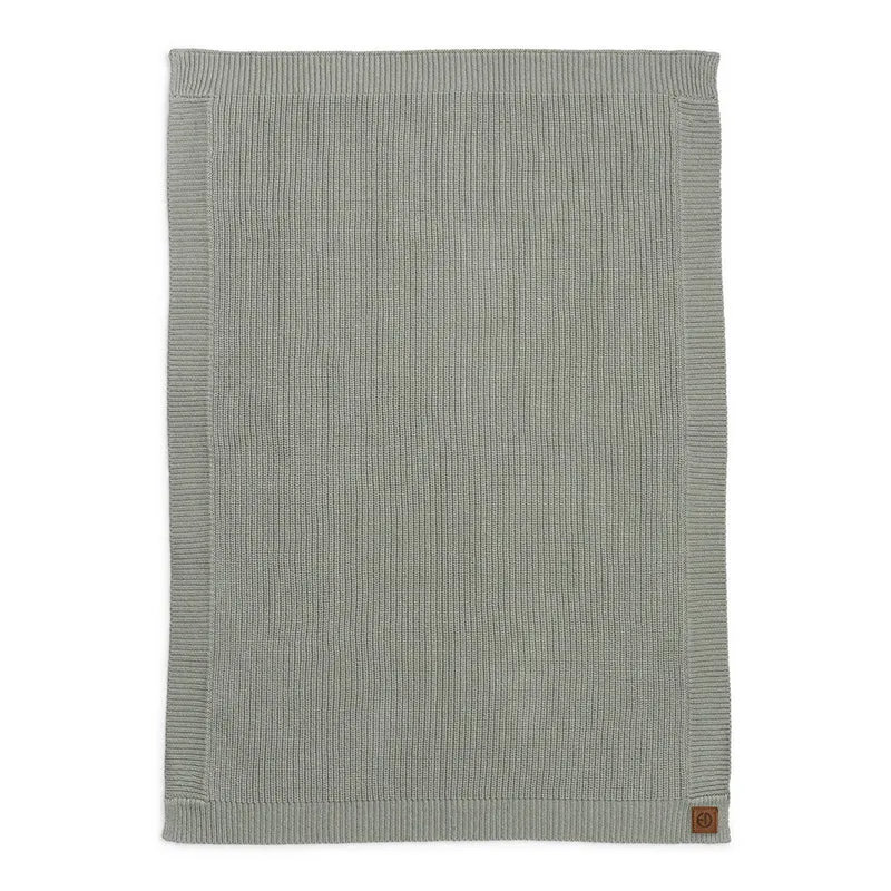 Strickdecke aus Baumwolle & Wolle 75 x 100 cm, atmungsaktiv