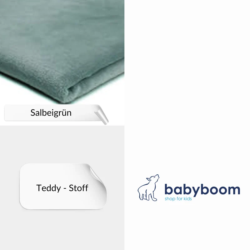 Babynest "Premium-Linie" | Baumwolle & Teddy-Stoff