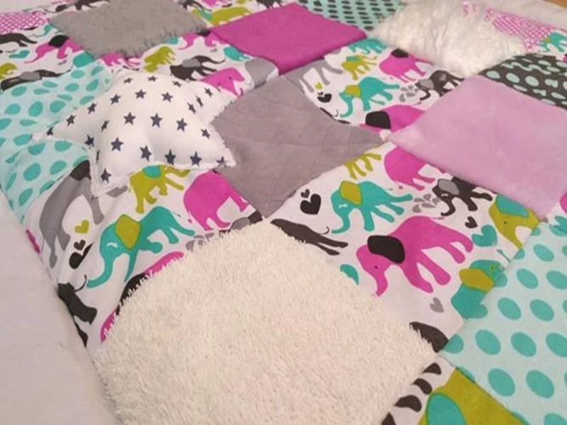 Erlebnisdecke CVI Decke, bunte Elefanten, ED10 von Atelier MiaMia