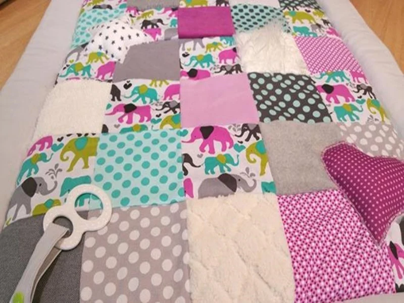 Erlebnisdecke CVI Decke, bunte Elefanten, ED10 von Atelier MiaMia