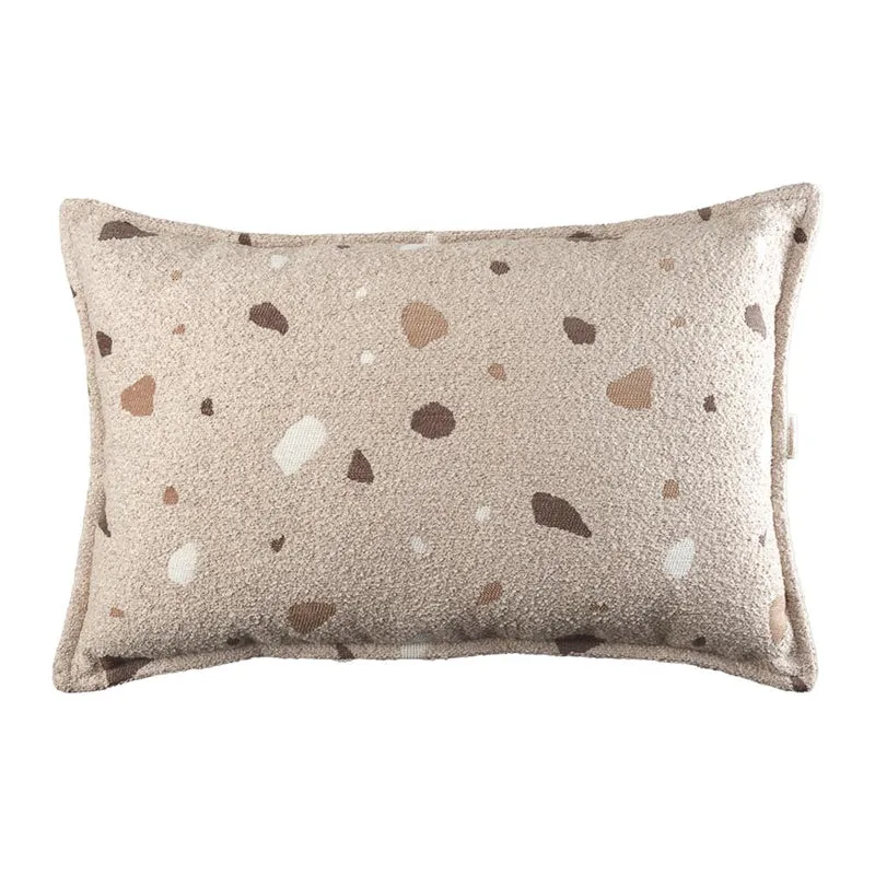 Kissen Bolster im Terrazzo Design