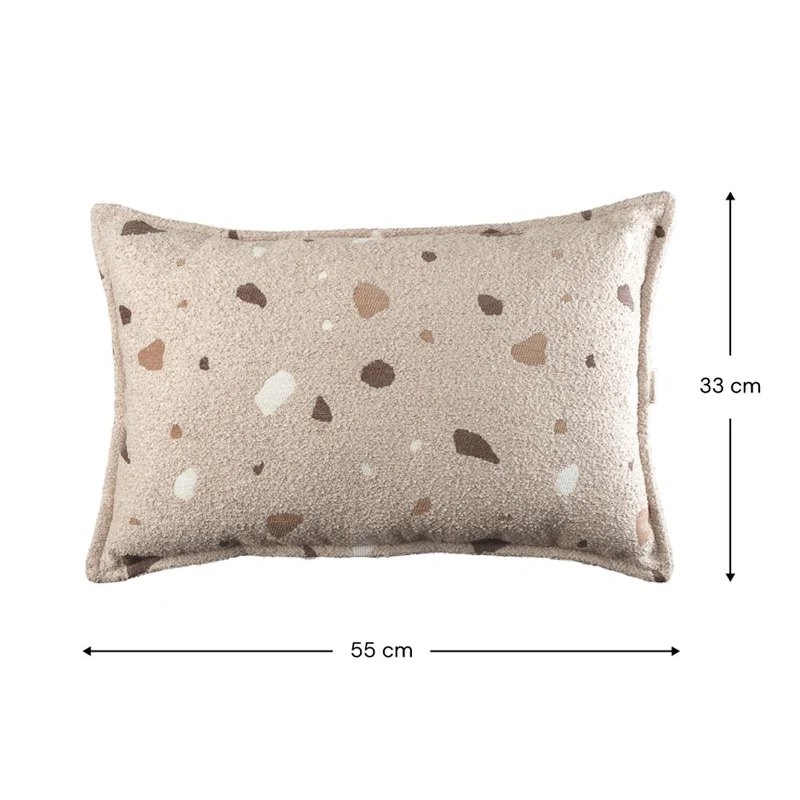Kissen Bolster im Terrazzo Design