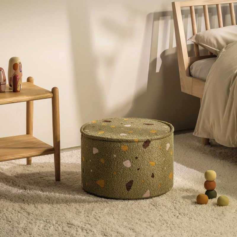 Pouf im Terrazzo Design
