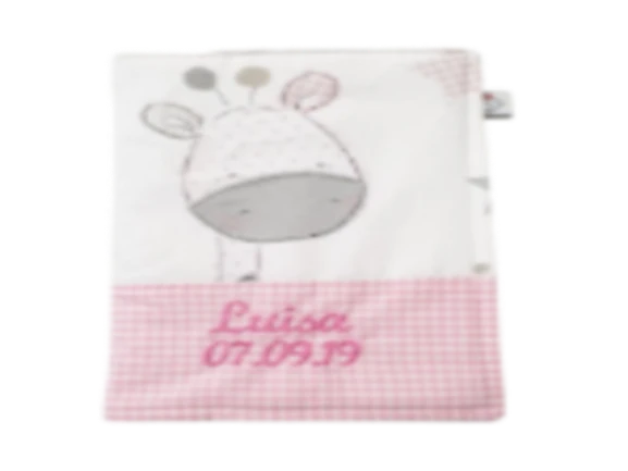 U-Heft Hülle Baumwolle mit Stickerei Österreich u. Deutschland von Atelier MiaMia