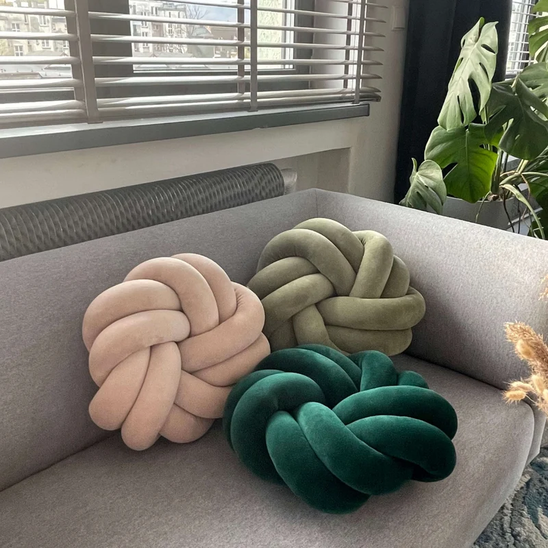 Knoten-Kissen | Velours