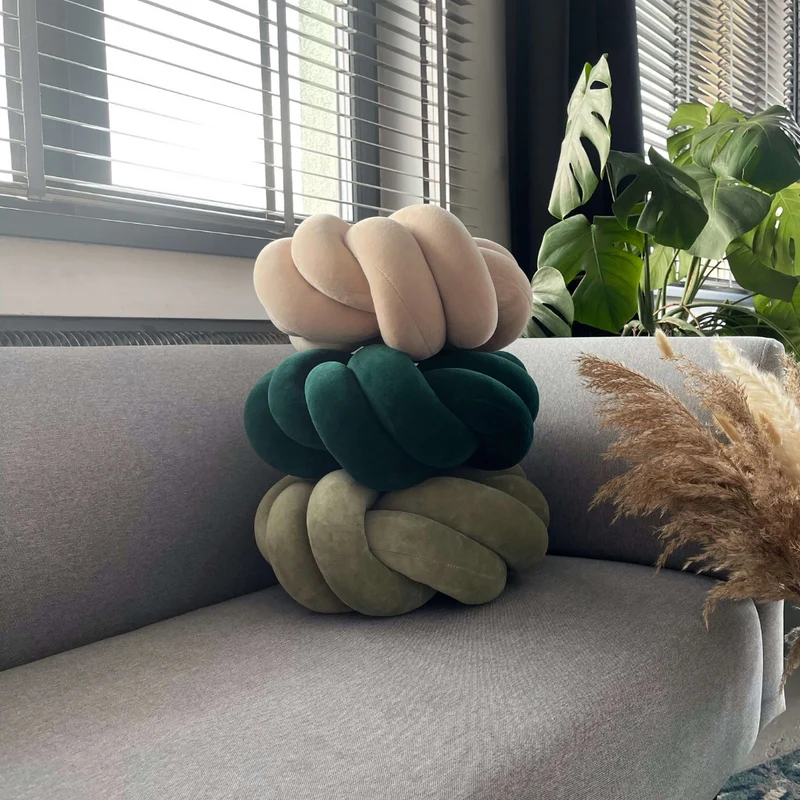 Knoten-Kissen | Velours