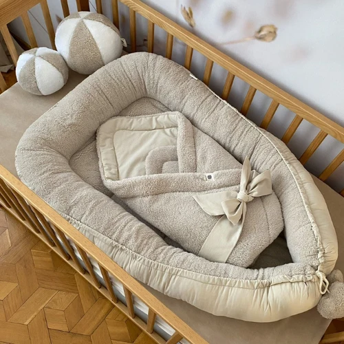 Babyhörnchen "Premium-Linie" | Baumwolle & Teddy-Stoff
