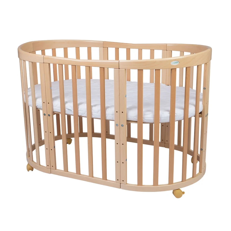 Mitwachsendes Babybett Ova 7in1 mit Matratze