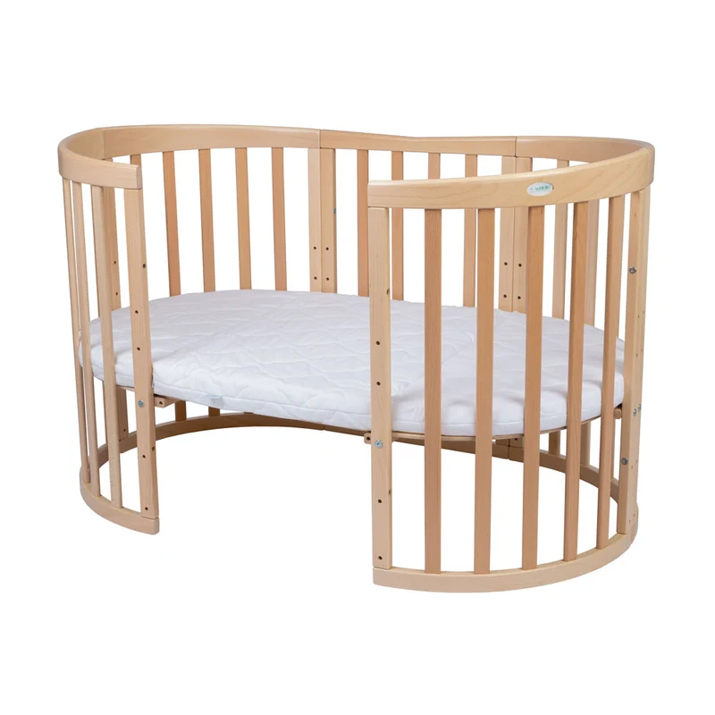 Mitwachsendes Babybett Ova 7in1 mit Matratze