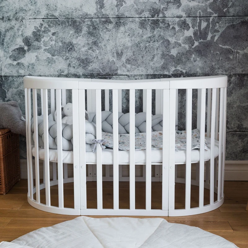 Mitwachsendes Babybett Ova 7in1 mit Matratze