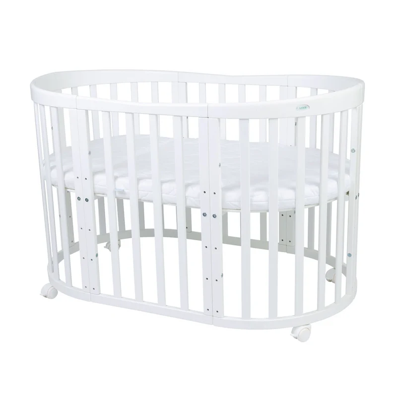 Mitwachsendes Babybett Ova 7in1 mit Matratze