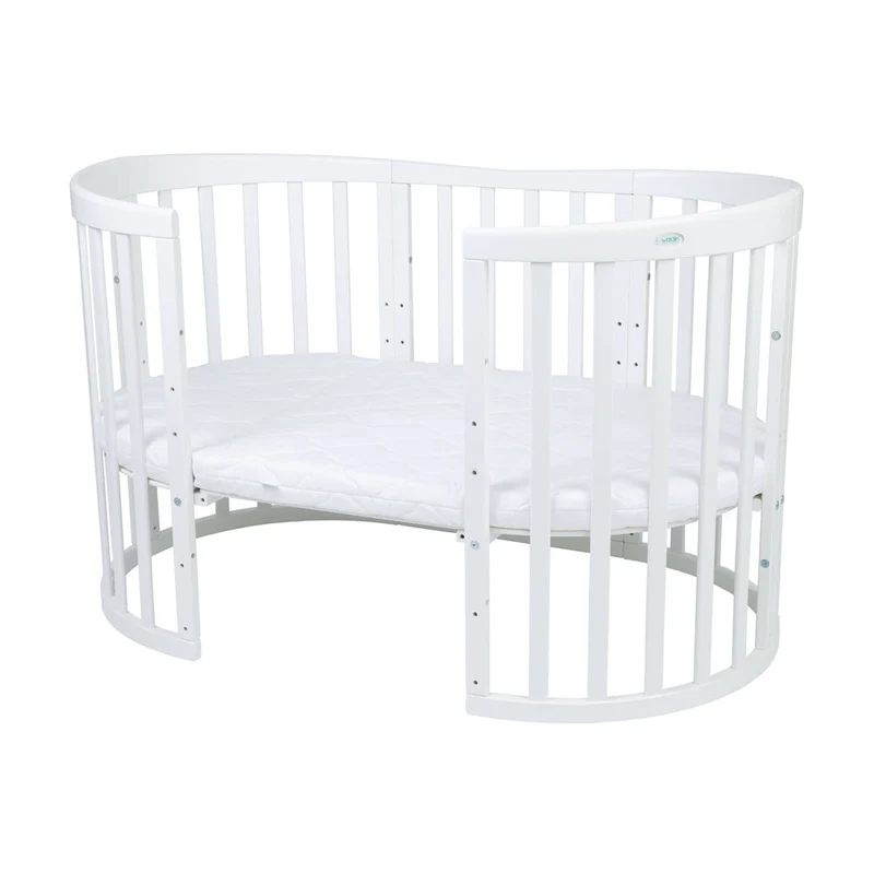Mitwachsendes Babybett Ova 7in1 mit Matratze