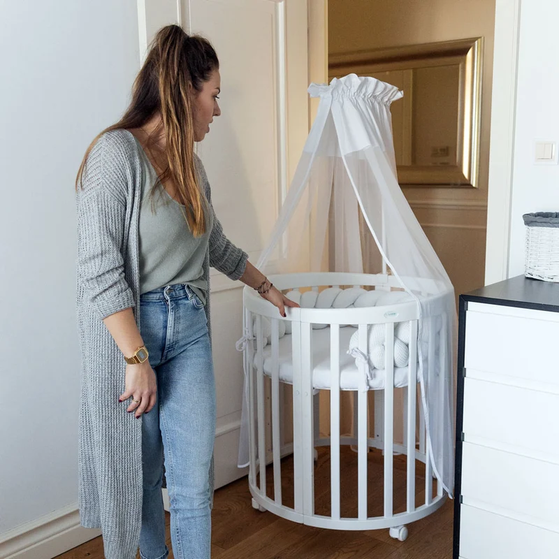 Mitwachsendes Babybett Ova 7in1 mit Matratze