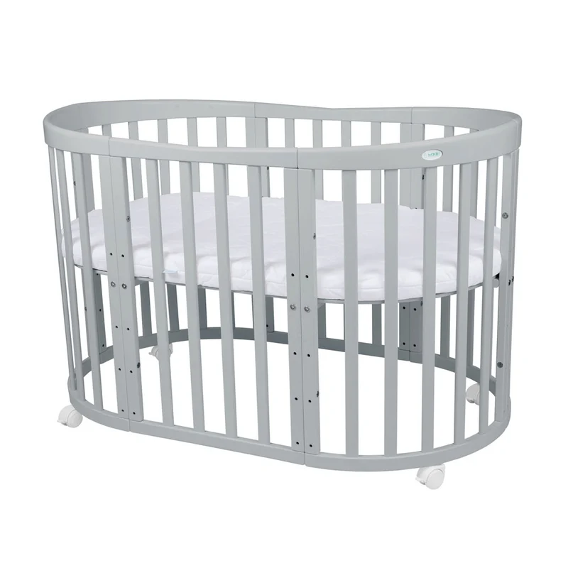 Mitwachsendes Babybett Ova 7in1 mit Matratze