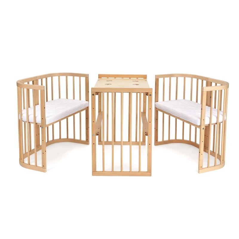 Mitwachsendes Babybett Kao 7in1 mit Matratze