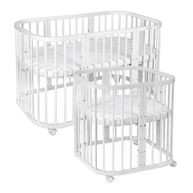 Mitwachsendes Babybett Kao 7in1 mit Matratze