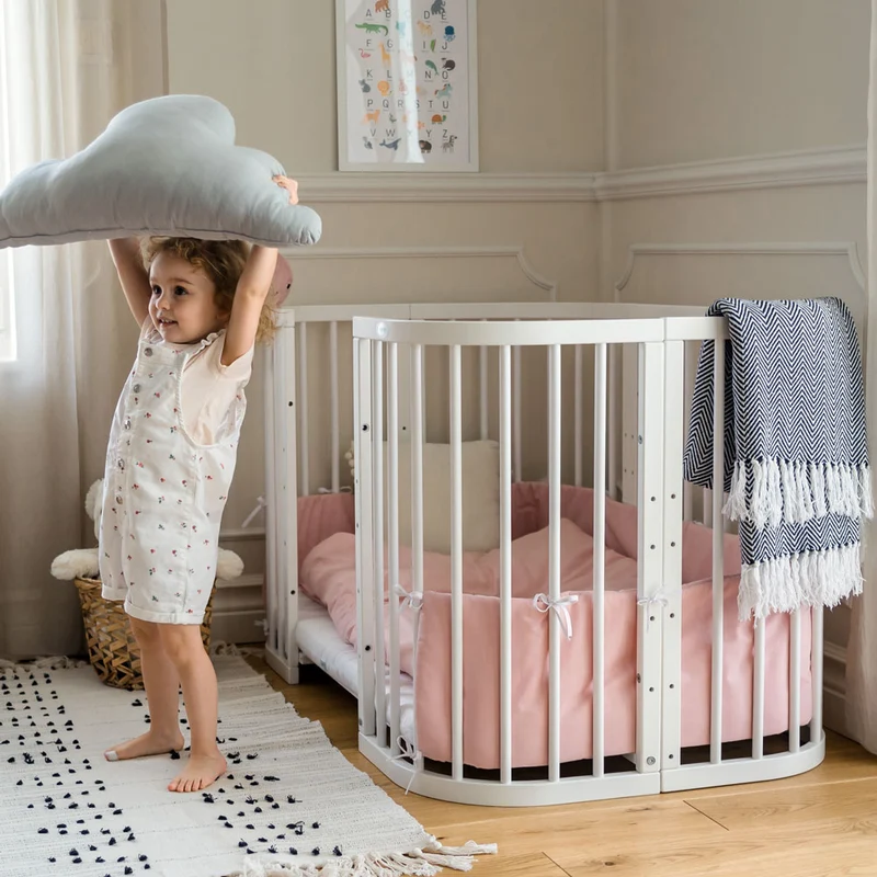 Mitwachsendes Babybett Kao 7in1 mit Matratze