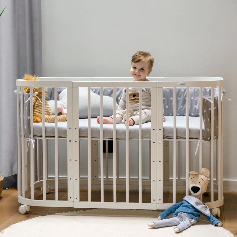 Mitwachsendes Babybett Kao 7in1 mit Matratze