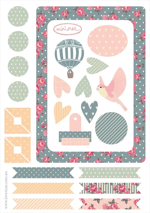 Mini Photo Dot Decals