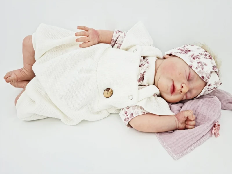 Latzstrampler kurz und lang auch als Baby Set Waffeljersey creme 10 von Atelier MiaMia