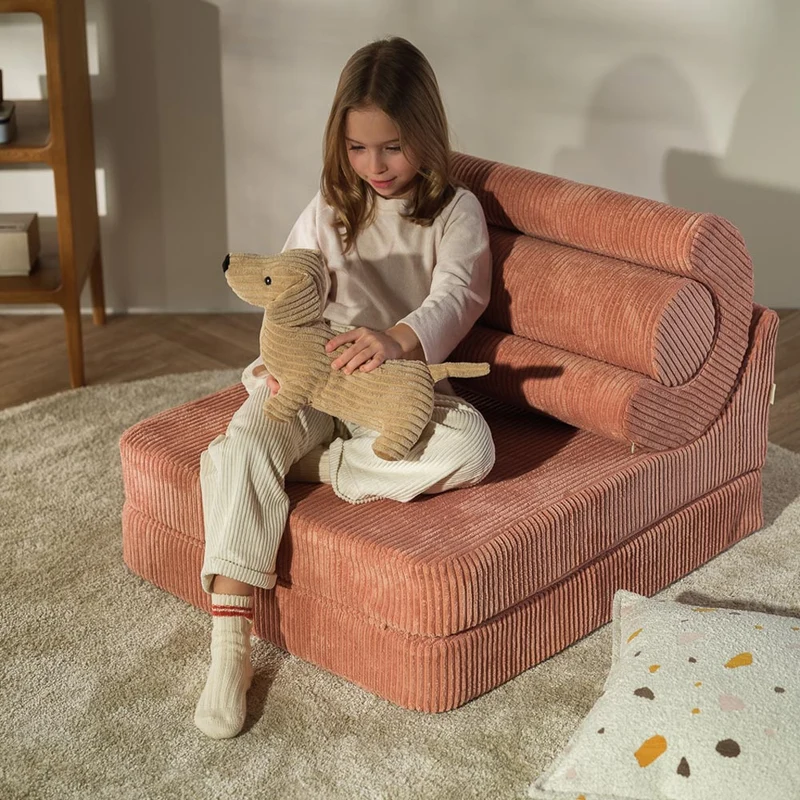 Klappsessel Flipster aus Kordsamt