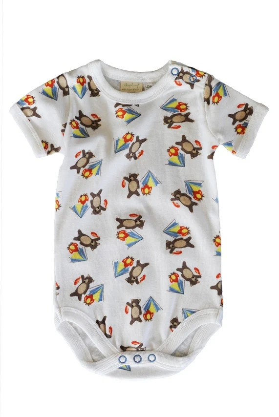 Sapling S/s Bodysuit - Bear
