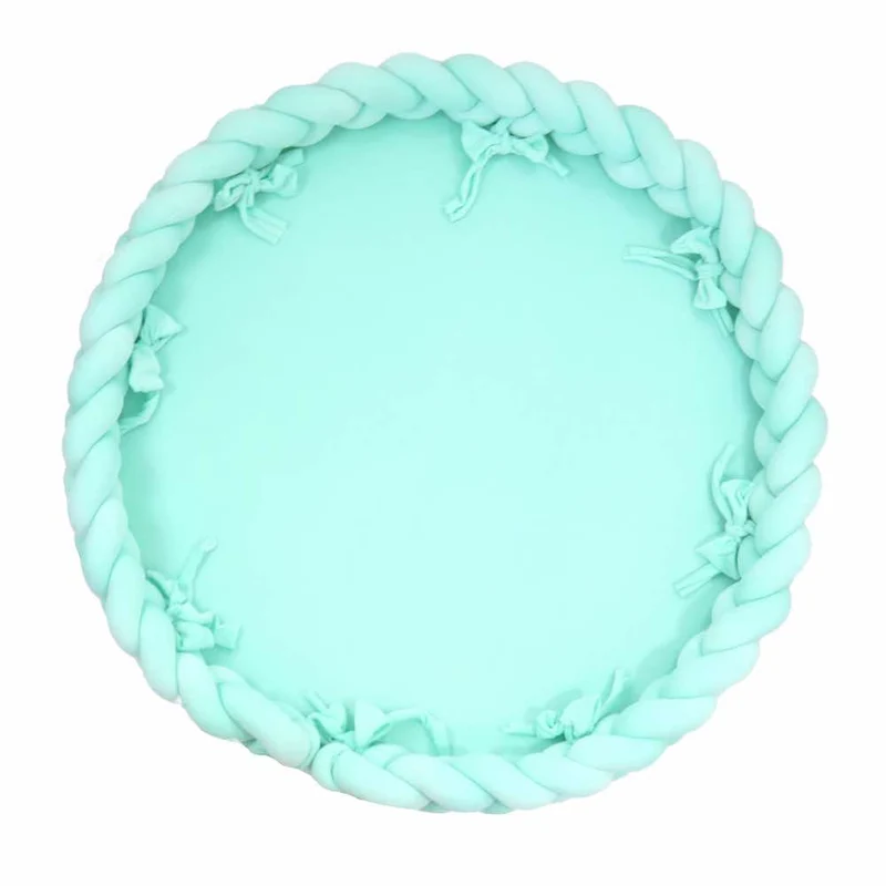 3in1 Spielmatte, Babynest & Bettschlange aus Velours