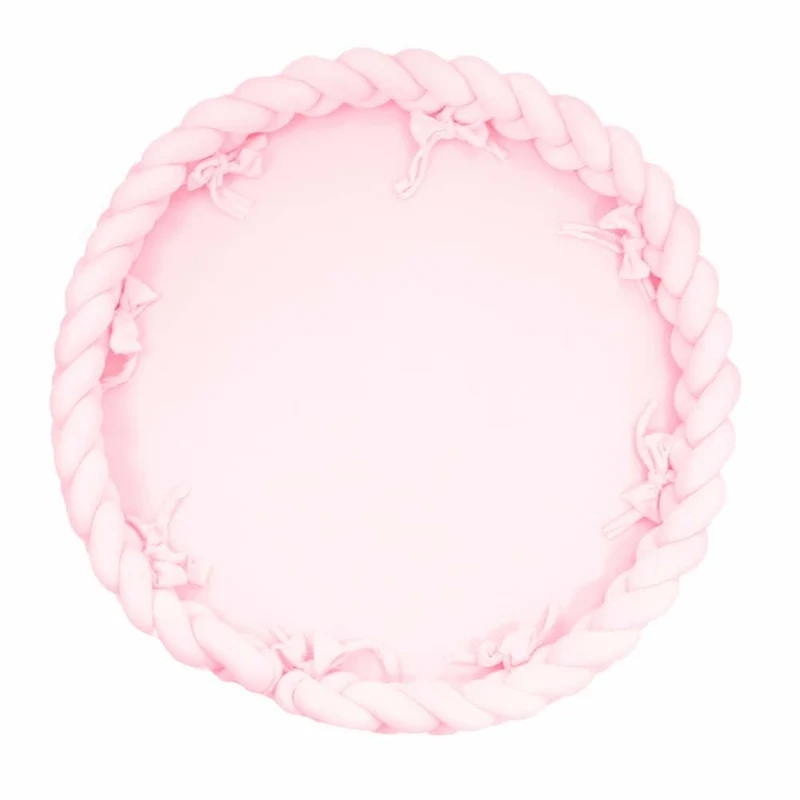 3in1 Spielmatte, Babynest & Bettschlange aus Velours