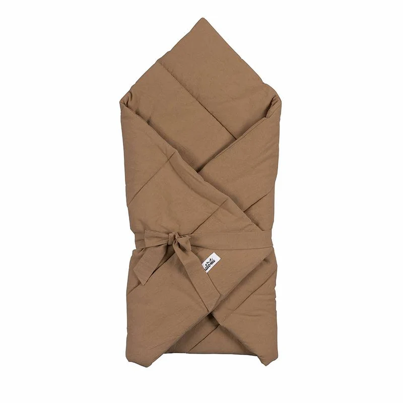 Einschlagdecke 3in1 aus Baumwolle - Babyhörnchen, Decke & Spielmatte